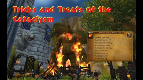 Tricks and Treats of the Cataclysm Achievements Hallow's End World Event World of Warcraft - YouTube