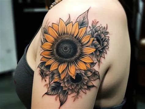 Sunflower Tattoo Meaning Revealed + Designs