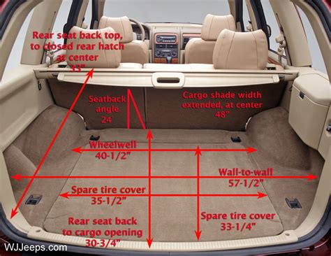 Jeep Cherokee Interior Dimensions | Cabinets Matttroy