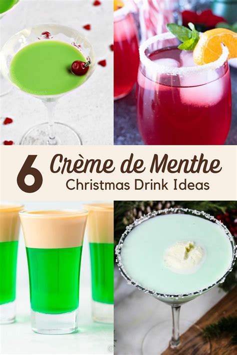 6 Crème de Menthe Christmas Drinks | Liv Gluten-Free