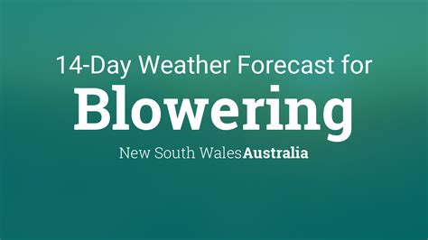 Blowering, New South Wales, Australia 14 day weather forecast