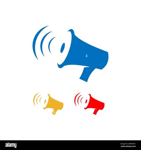 speak up loud tool megaphone logo design vector concept Stock Vector Image & Art - Alamy