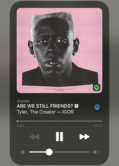 are we still friends? in 2022 | Tyler the creator lyrics, Songs, Song artists