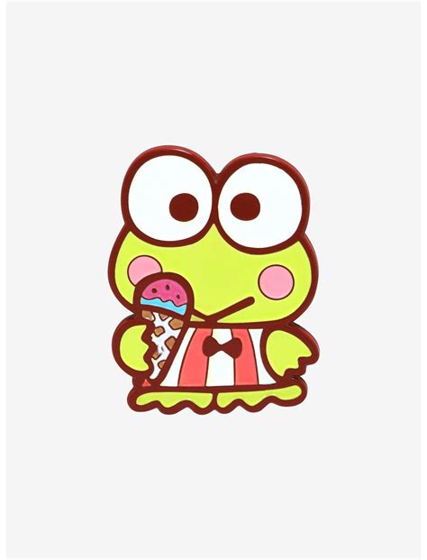 Sanrio Keroppi with Ice Cream Enamel Pin - BoxLunch Exclusive | BoxLunch