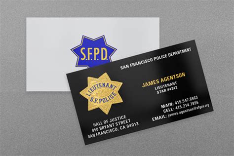 State & Municipal Police Business Cards | Kraken Design