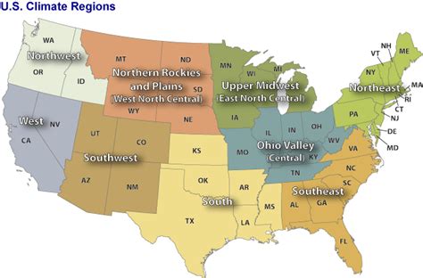 U.S. Climate Regions | Monitoring References | National Centers for Environmental Information (NCEI)