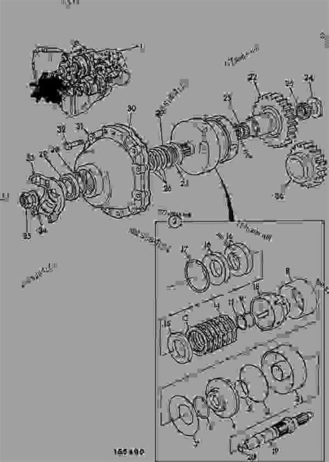 TRANSMISSION, ASSEMBLY, POWERSHIFT TRANSMISSION - CONSTRUCTION JCB 3D-4 ...