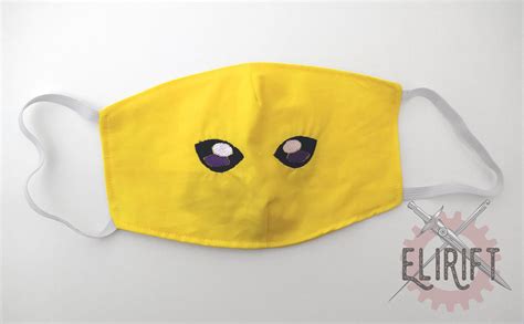 Pokemon Eevee Evolution Eyes Inspired embroidered face masks | Etsy