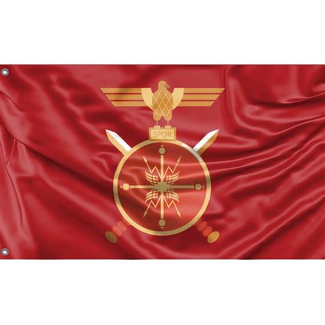 Ancient Roman Army Flag