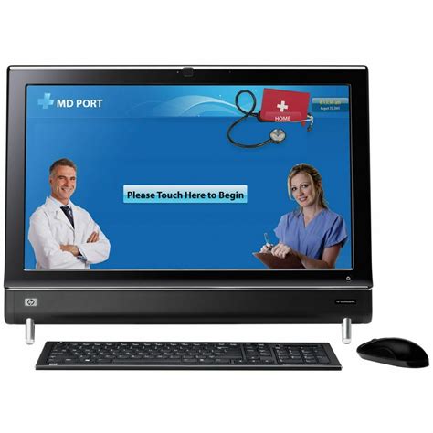 HP TouchSmart 23" Full HD Touchscreen All-In-One Computer, Intel Core 2 Duo P7570, 4GB RAM ...