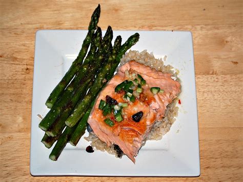 Salmon with Ginger-Lime Sauce by The Redhead Baker