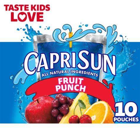 Capri Sun Fruit Punch Juice Box Pouches, 10 ct - Fred Meyer