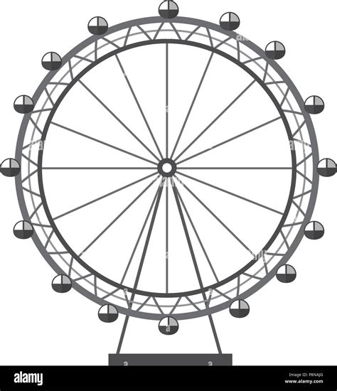 london eye wheel landmark england vector illustration Stock Vector Image & Art - Alamy