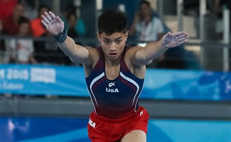 Briones qualifies for floor final at Youth Olympic Games • USA Gymnastics