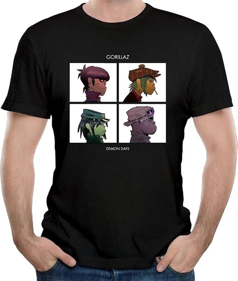 Uolongqul S Gorillaz Demon Days T Shirts Black | Teevimy