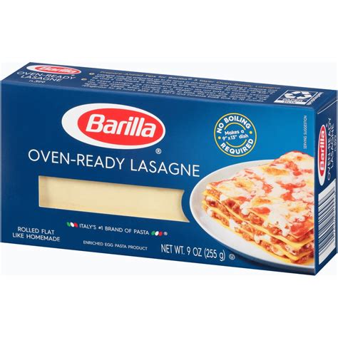 Barilla Oven-Ready Lasagne Noodles 9 oz | Shipt