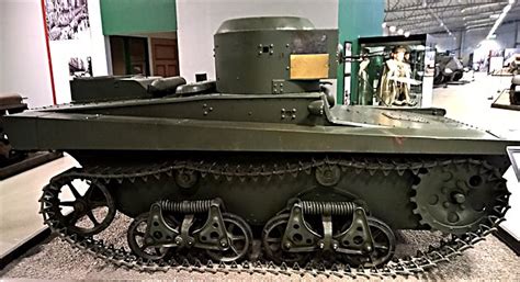 Surviving T-37 Soviet WW2 Amphibious Tank at the Arsenalen Museum in Sweden