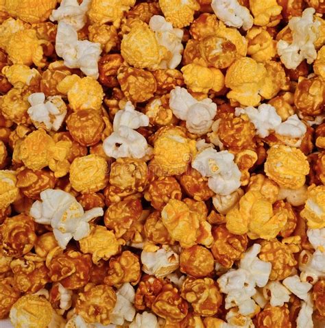 Caramel Cheese and Kettle Corn Popcorn Mix Stock Photo - Image of ...