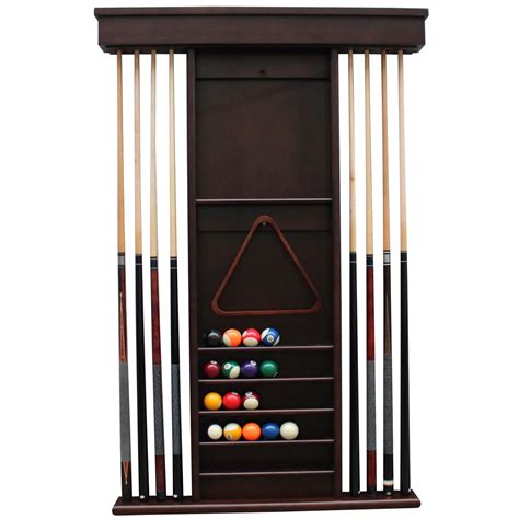 Playcraft Premium Hardwood Billiard Wall Racks