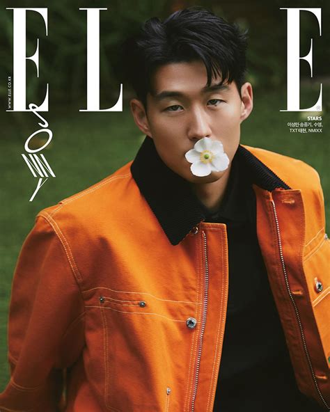 Son Heung Min in BURBERRY Covers ELLE Korea December 2022