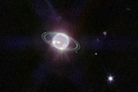 James Webb Telescope captures Neptune's rings in clearest view to date ...