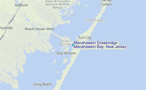 Manahawkin Drawbridge, Manahawkin Bay, New Jersey Tide Station Location ...