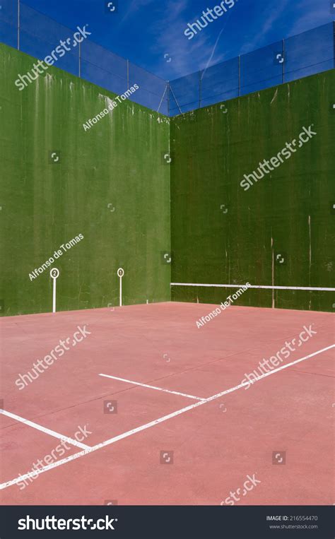 Detail Fronton Court Pelota Vasca Spanish Stock Photo 216554470 ...