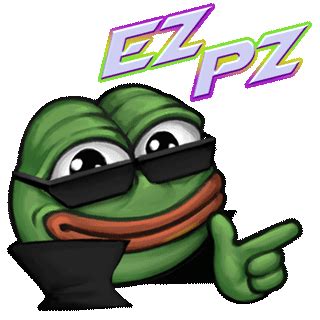 Pepe EZPZ - Discord Sticker