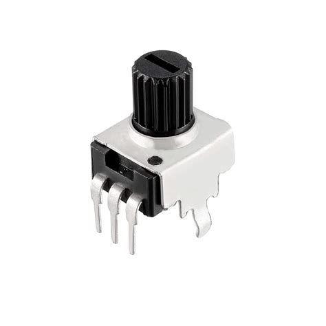 uxcell Carbon Film Potentiometer, 20K Ohm Variable Resistors Single ...