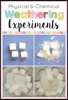 Physical and chemical weathering experiments – Artofit