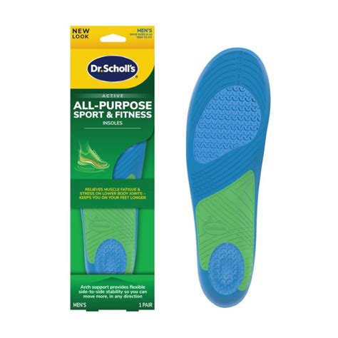 Dr. Scholl's All-Purpose Sport & Fitness Insoles Men Foot Support Comfort