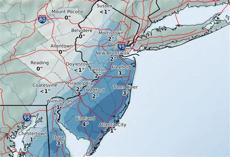 N.J.'s weekend snow forecast just got worse; up to 6 inches possible - nj.com