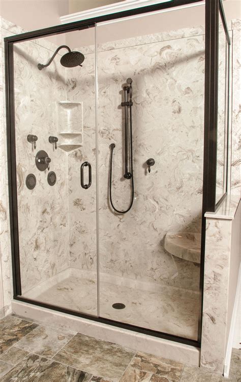 Bathtub Refinishing Ideas | Marble showers, Corner shower caddy ...