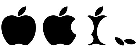 Eaten Apple Logo Funny Vector by vuvuzelahero on DeviantArt