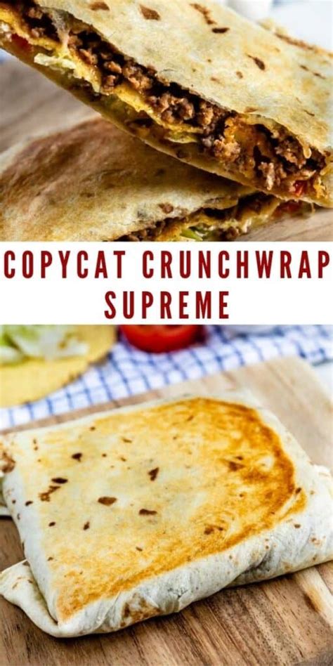 Copycat Crunchwrap Supreme - EASY GOOD IDEAS