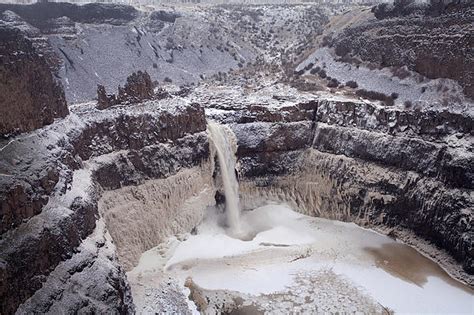 Frozen Palouse Falls by Warren Marshall