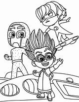 PJ Masks Coloring Pages  Best For Kids sketch template