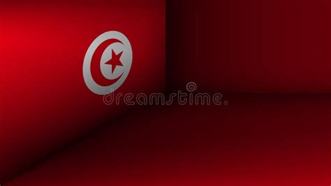 EPS10 Vector Patriotic Background with Tunisia Flag Colors. Stock ...