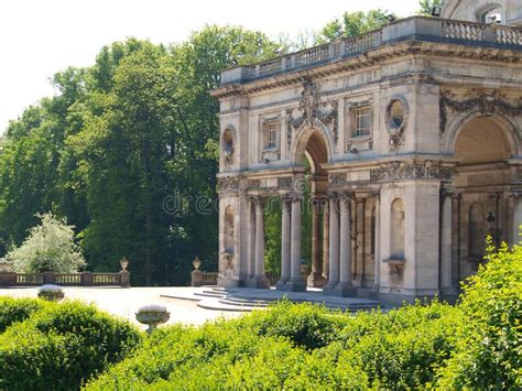 Part Of The Royal Castle Of Laeken Near The Royal Greenhouses Of Laeken ...