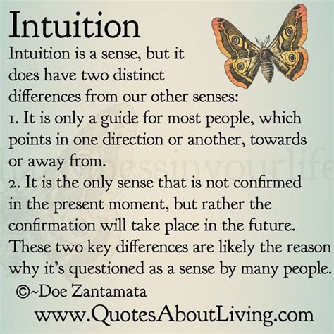 Intuition Quotes And Sayings. QuotesGram