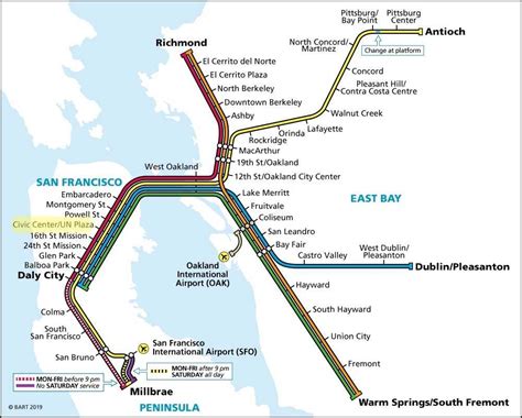 Bart Map - WorkLife Law