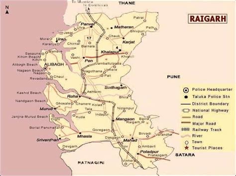 Raigad Map With Taluka - Brandy Tabbitha