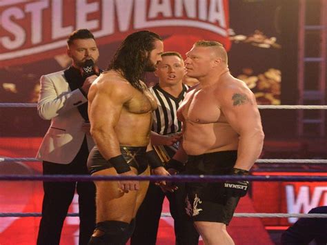 Brock Lesnar earns praise for putting Drew McIntyre over at Wrestlemania 36: Report | Sports News