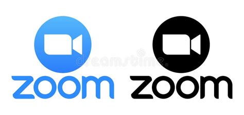 Zoom app logo icon editorial stock image. Illustration of design ...