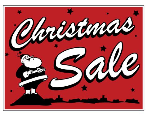 Buy our "Christmas Sale" retro corrugated plastic sign from Signs World Wide