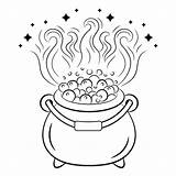 Cooking Pot Coloring Page sketch template