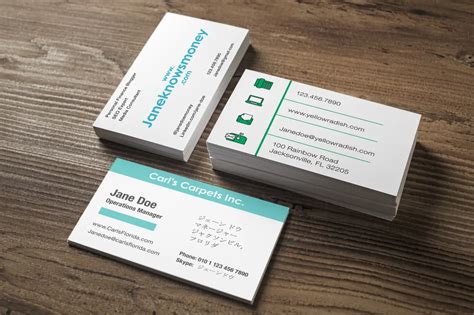 Print Business Cards At Home Free Templates