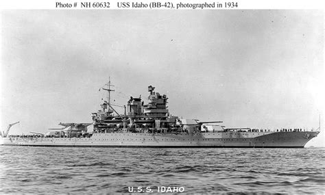 USN Ships--USS Idaho (BB-42)