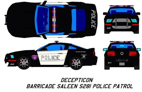 Decepticon Barricade Saleen by bagera3005 on DeviantArt