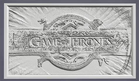 Game of Thrones Title Card Lithophane by RetromanIE | Download free STL model | Printables.com